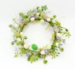 Egg floral wreath