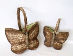 Butterfly basket,Birch bark