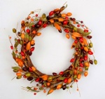 Berry Wreath with leaves