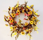 Harvest floral wreath