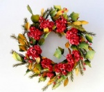 Harvest floral wreath