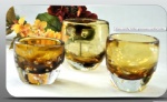 inside bubblefinish glass candle holder
