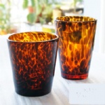 handmade glass cup(drinkware/candle holder)